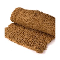Meilleur prix 600 GSM brun tissé Coir Geo Textile tissu 6-8mm épaisseur exportation directe de l'Inde