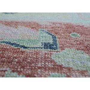 Hand Knotted Wool <b>Rugs</b> Thyme Green <b>Boho</b> Medallion Abstract Diamond Rectangle Hallway for Entryway Large Area for Home - Product Image 3