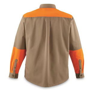 Camisa de caza de calidad superior de tamaño personalizado superventas 100% tela Original camisas de tiro para hombres al aire libre Upland - Product Image 4