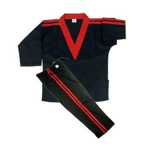 Uniforme de Taekwondo Ligero de Alta Calidad, Material de Poliéster/Algodón, Conjuntos Cómodos, Logotipo Frontal, Unisex, Hecho en Pakistán - Product Image 4