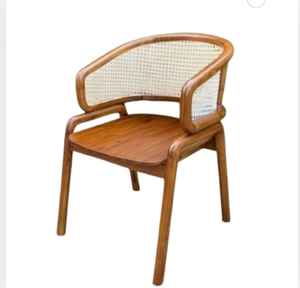 Minimalist <b>Chair</b> <b>Retro</b> <b>Chair</b> Rattan <b>Chair</b> - Product Image 1