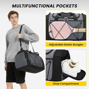 Sac de voyage léger très vendu avec compartiment à chaussures, sac de voyage pour effets personnels, sac de week-end pour voyages et sports, usine OEM VN - Product Image 4
