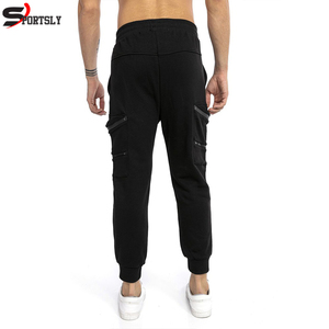 Pantalons de sport en molleton, bas en tissu polaire, taille élastique, léger, décontracté, 100% coton, pantalons de sport pour hommes, joggers - Product Image 4