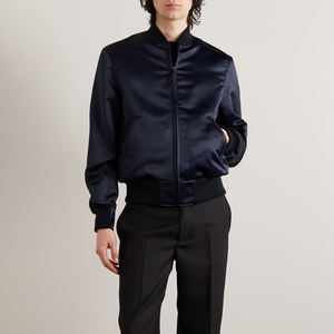 2024 chaqueta de bombardero informal de invierno personalizada para hombre, diseño superior de alta calidad con cuello levantado, prendas de vestir de estilo Hip Hop - Product Image 3