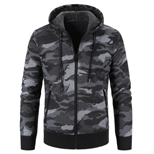 OEM Hombres Algodón Mezclado Camuflaje Zip-Up Hoodie - Outdoor & Casual Wear ARTÍCULO DE BANGLADESH - Product Image 2