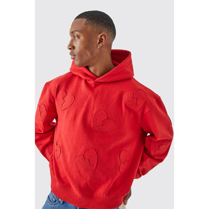 Nueva mejor calidad 100% algodón invierno hombres sudaderas polar personalizado impreso OEM servicio hecho en Pakistán precio al por mayor - Product Image 3