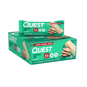 Barras de Proteína con Sabor a Menta de Quest Nutrition (paquete de 12) - Product Image 1