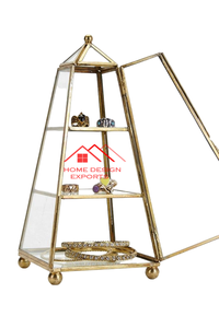 Dernière conception et gravure Boîte à bijoux en métal fini argenté Conception personnalisée Boîte en métal fini doré au prix de gros - Product Image 6