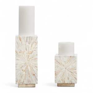 ช่างฝีมือแฮนด์เมดแม่ของเชิงเทียนแกนมุกและไม้ไผ่สำหรับตกแต่งบ้านและตกแต่งภายในเวียดนาม - Product Image 1