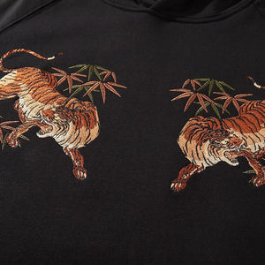 Sweat à capuche surdimensionné pour hommes avec broderie hiver sans ficelles requises sweats à capuche et sweat-shirts de haute qualité - Product Image 6