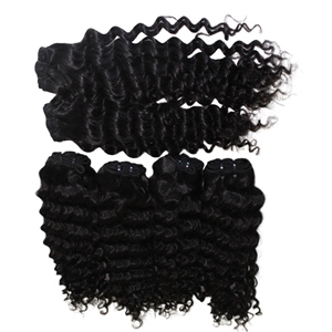 Mejore su estilo con los paquetes dibujados súper dobles de onda profunda suelta cruda vietnamita Ondas lujosas naturales Belleza voluminosa - Product Image 3