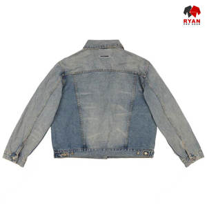 Veste en jean pour homme personnalisée Ryan Pro Gear, fermeture boutonnée confortable, logo personnalisé, style uni, ODM OEM pour l'hiver - Product Image 3