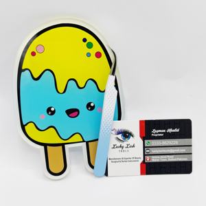 Durable nouveau acrylique personnalisé crème glacée cils tuiles-extension de cils pince à épiler marque privée aimant ajustement palette personnalisé cils tuiles - Product Image 3