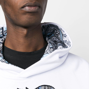 Custom Made 100% Cotton Fleece Breathable Winter Men Rhinestone Hoodies with Pocket Design Casual Style Eco-Friendly New Arrival - Product Image 6