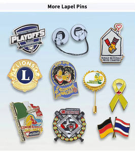 Badges métalliques sur mesure de haute qualité pour uniformes, vente en gros, accessoires de cérémonie de qualité supérieure - Product Image 2