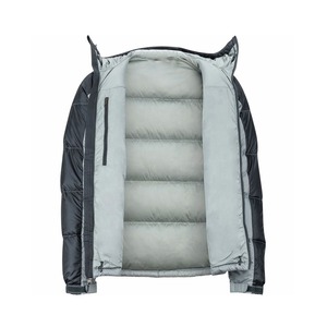 Veste épaisse à bulles pour hommes avec logo personnalisé imprimé pour l'hiver 2024-25 manteaux en toile rembourrés avec col à capuche nouveau style - Product Image 5