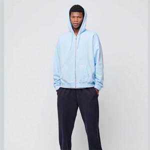 Top tendance hommes sweats à capuche chaud 100% coton vente hiver chaud surdimensionné couleur unie sweats à capuche toutes les couleurs unies en tissu Unique - Product Image 5