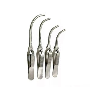 Ensemble de pinces Debakey Bulldog, courbes et droites, instruments chirurgicaux, base des outils chirurgicaux, acier, CE, manuel, Narham Enterprises - Product Image 4