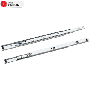 Diapositiva de extensión completa chapada en zinc de Vietnam con bola de acero Aodeli para gabinete de cajón de cocina de Hogar Moderno suave enorme cargable - Product Image 1