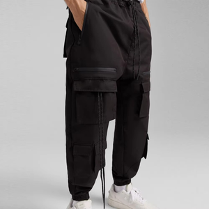 Nouveau design, logo personnalisé, pantalon de jogging décontracté en toile, taille plus, multi-poches, pantalon cargo de sport, course à pied, meilleure vente - Product Image 5