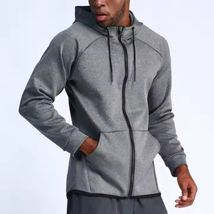 Sweat à capuche d'hiver pour homme de haute qualité avec broderie, personnalisable, uni, teinture unie, coupe ample, polaire pour vêtements de sport - Product Image 2