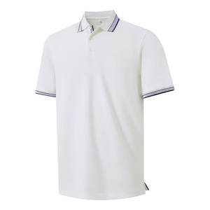 Hombres de alta calidad para Polos Venta al por mayor Cooling Touch Camisetas deportivas en blanco Dry Fit con bordado personalizado Patrón sólido - Product Image 5