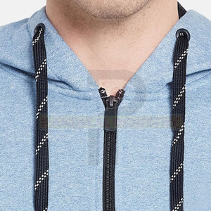 ชุดออกกำลังกายผู้ชายไซส์ใหญ่รุ่นใหม่ปี 2024 เสื้อแขนยาว กางเกงขายาวทรงเข้ารูป มีฮู้ด ระบายอากาศได้ดี ผ้าฝ้าย 100% สไตล์ลำลอง มีโลโก้ - Product Image 2