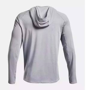 Jersey de pesca personalizado UPF 50 + para hombre, ropa de manga larga, transpirable, de gran calidad, Color sólido, 100% poliéster - Product Image 6