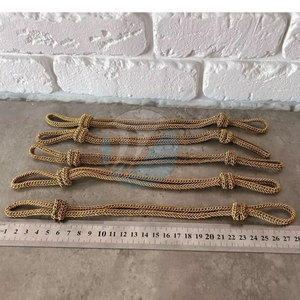 Sangles de cordon de serrage enduites de nouvelle conception professionnelle pour chapeau longueur personnalisée produit le plus vendu du Pakistan - Product Image 4