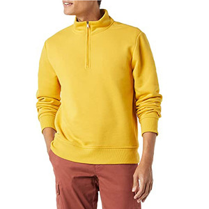 เสื้อกันหนาวซิปครึ่งซิปสำหรับผู้ชายมีฉลากตามสั่งผลิตจากโรงงาน - Product Image 5