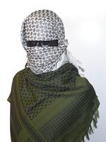 100% Katun Kustom Bernapas Syal Kamuflase Gurun Shemagh Palestina Arab Wrap OEM ODM Hijab Timur Tengah 170 gram