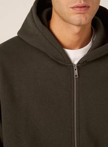 Sweat à capuche zippé 100% coton pour hommes hiver impression numérique respirant confortable - Product Image 3