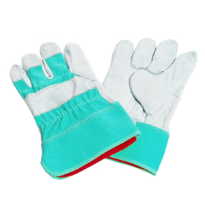 Guantes industriales de algodón resistentes canadienses de nuevo diseño Protección de trabajo de cuero de grano de Búfalo con guantes cómodos perforados - Product Image 5