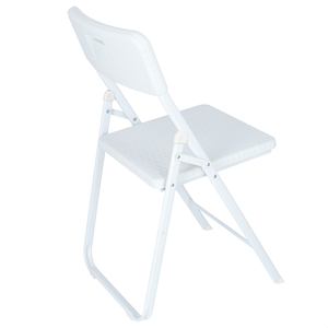 WELL HOME Silla Delta Plegable Blanca 42.5x81x50 - Product Image 5