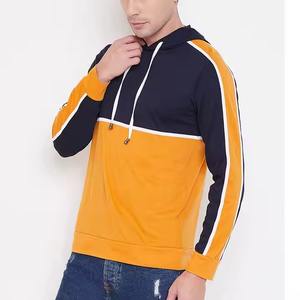 Sweat à capuche en molleton de coton brodé pour homme, style streetwear hiver, vente chaude, personnalisable, uni - Product Image 2