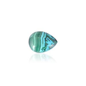 Lot de 10 pierres précieuses en malachite naturelle de qualité AA, forme poire, 20x15 mm, 156,40 carats, pour la création de bijoux de créateurs - Product Image 4