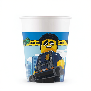 Vaso desechable Lego City 200 ml para fiestas, 6 unidades - Product Image 2