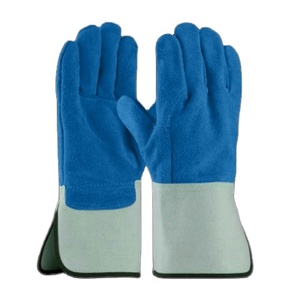 Guantes de Trabajo de Cuero Vacuno de Primera Calidad, Resistentes al Calor, Antivibración, para Protección de Manos en la Construcción - Product Image 4