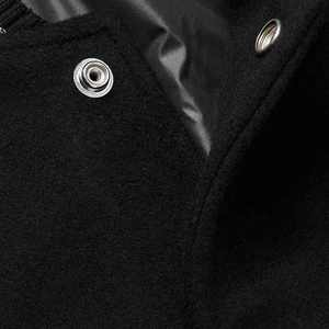 Veste de baseball d'hiver pour hommes personnalisée manches en faux cuir 100% laine chenille brodée CollegeBaseballjacket pour hommes - Product Image 6