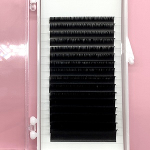 Extensiones de Pestañas de Longitud Completa, Abanico de Pestañas Personalizado con Etiqueta Privada, Venta Al por Mayor, OEM, 12 Líneas, ODM Box - Product Image 3