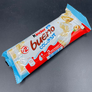 Barres de chocolat blanc à la crème de noix de coco à prix avantageux Kinder Bueno Coconut Édition limitée 30 x 39g pour la vente en gros à l'exportation en vrac - Product Image 1