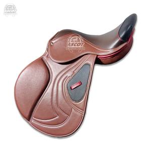 Selle anglaise de meilleure qualité selle de cheval en cuir pur de couleur marron noir vente en gros - Product Image 3
