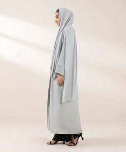 Fabricant Abaya décontractée pour femmes tenue décontractée personnalisée hiver printemps 2025-26 vente en gros de vêtements abayas islamiques personnalisés pour dames - Product Image 2