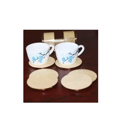 Customized MDF Logo Cork Placemats And Coasters Printing for customized size cheap price with handmade polished