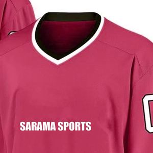 Equipo deportivo blanco de la mejor calidad Logotipo personalizado Sublimación Impreso/Bordado American Ice Hockey Jersey 100% Poliéster - Product Image 2