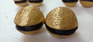 Custom Made Brass Cow Bells Ideal for Use on Cattle and Livestock Suitable Also for Clothing Designers and Accessories - Product Image 3