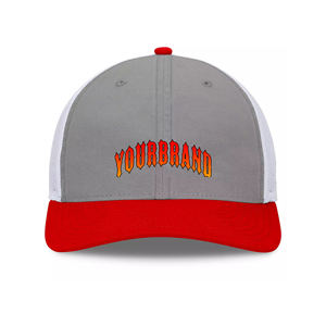 Chapeau de camionneur en maille d'hiver à logo brodé sur 6 panneaux de style Hip Hop pour hommes - Product Image 1