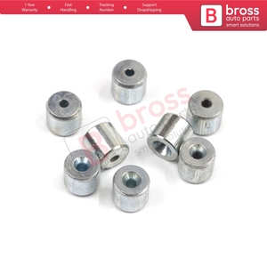 BCR011 BCR011 ชุดสายเคเบิลควบคุมหน้าต่าง สายรัด ปลายสาย หมุดยึด 6x5.6/1.7 มม. 100 ชิ้น - Product Image 2