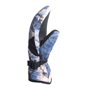 Gants de ski et de snowboard de qualité supérieure, en cuir, imperméables, thermiques, isolés, à séchage rapide, respirants, pour l'hiver, doigts complets - Product Image 4