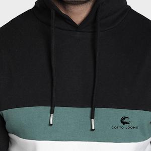 Streetwear hombres sudaderas con capucha transpirable color sólido pullover Tasa de fábrica polar algodón mezclado Premium nueva llegada de alta calidad - Product Image 2